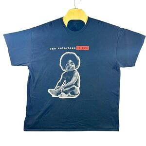 647 | Notorious B.I.G. Baby Graphic T-Shirt Black Hip Hop Rap Mens 2XL